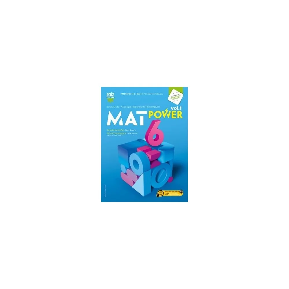 9789897445224 - MatPower 6 - Matemática ( 2 Volumes) - Manual do Aluno