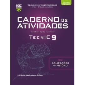 9789897445453 - TecnIC 9 - TIC - Caderno de Atividades /Aplicações do Futuro