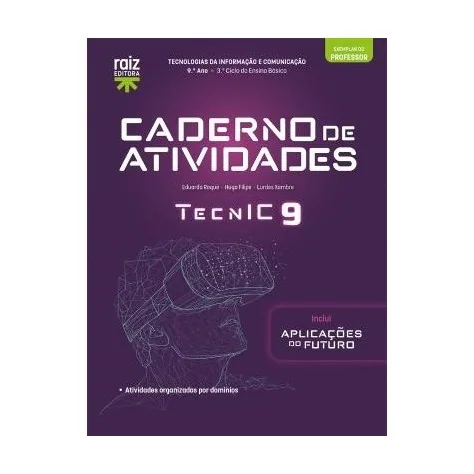 9789897445453 - TecnIC 9 - TIC - Caderno de Atividades /Aplicações do Futuro