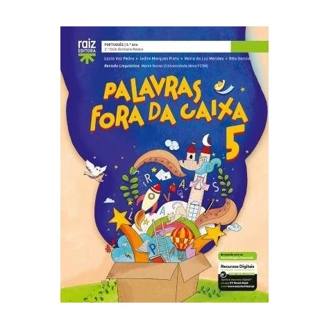 9789897445491 - Palavras Fora da Caixa 5 - Português - Manual do Aluno
