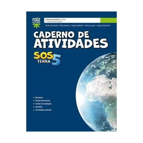 9789897445552 - SOS Terra 5 - Ciências Naturais - Caderno de Atividades