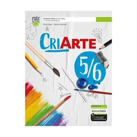 9789897445590 - CriArte 5/6 - Educação Visual - 5.º e 6.º anos - Manual do Aluno