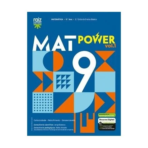 9789897445675 - MatPower 9 - Matemática ( 2 Volumes) - Manual do Aluno