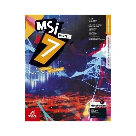 9789897672866 - MSI 7 - Matemática Sob Investigação ( 2 Volumes) - Manual do Aluno