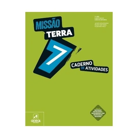 9789897672934 - Missão: Terra 7 - Ciências Naturais - Caderno de Atividades