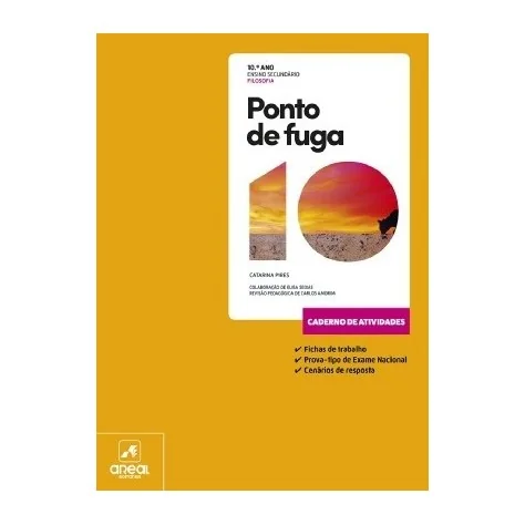 9789897673016 - Ponto de Fuga 10 - Filosofia - Caderno de Atividades