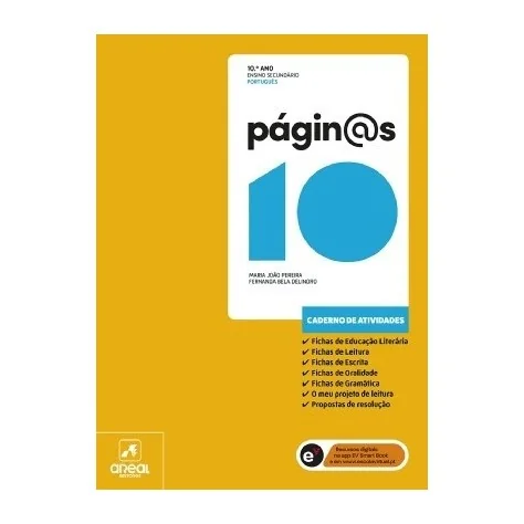 9789897675386 - Págin@s 10 - Português - Caderno de Atividades