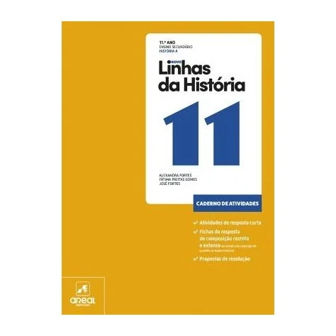9789897678257 - Novo Linhas da História 11 - História A - Caderno de Atividades