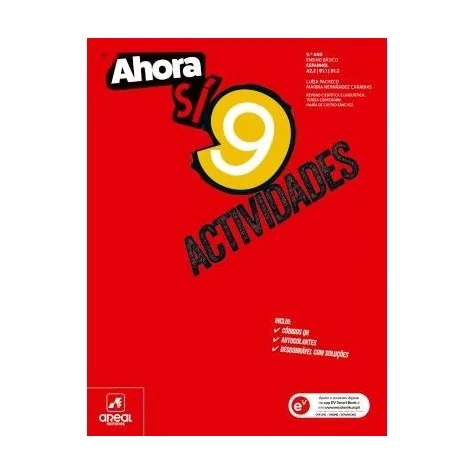9789897679469 - Ahora Sí 9 - Espanhol - Níveis A2.2 | B1.1 | B1.2 - Ahora Actividades /Caderno de Atividades