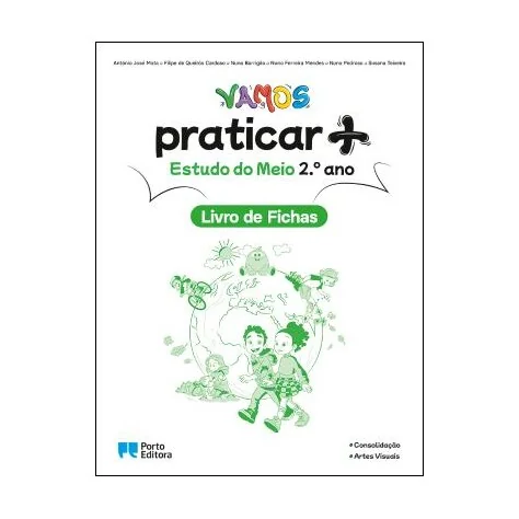 9789720120090 - VAMOS praticar + (Livro de Fichas) - Estudo do Meio - 2.º Ano - Caderno de Atividades
