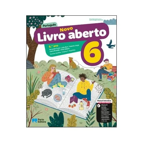 9789720200235 - Novo Livro aberto 6 - Português - Manual do Aluno