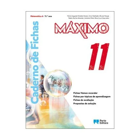 9789720425119 - Máximo 11 - Matemática A - Caderno de Atividades