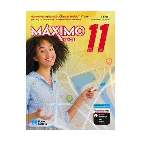 9789720429070 - Máximo 11 - Matemática Aplicada às Ciências Sociais - Manual do Aluno