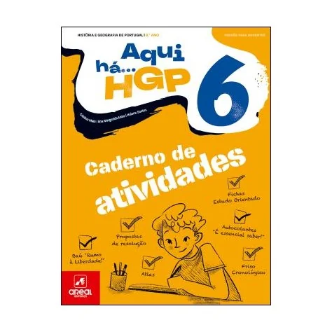 9789895750283 - Aqui há... HGP! 6 - História e Geografia de Portugal - Caderno de Atividades