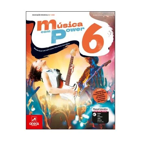 9789895750344 - Música com Power 6 - Educação Musical - Manual do Aluno