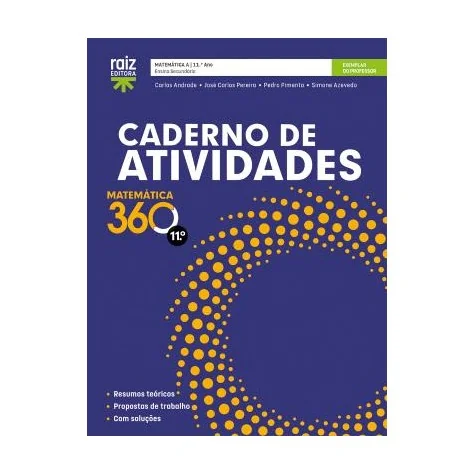 9789897445866 - Matemática 360 11.º Ano - Matemática A - Caderno de Atividades / Começar a preparar o Exame