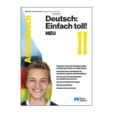 9789720406675 - Deutsch: Einfach Toll! NEU 11 - Alemão - Iniciação - Arbeitsbuch - Caderno de Atividades