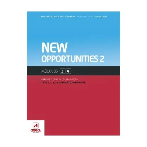9789896470258 - New Opportunities 2 - Inglês - Módulos 3 e 4 - Cursos de Educação e Formação