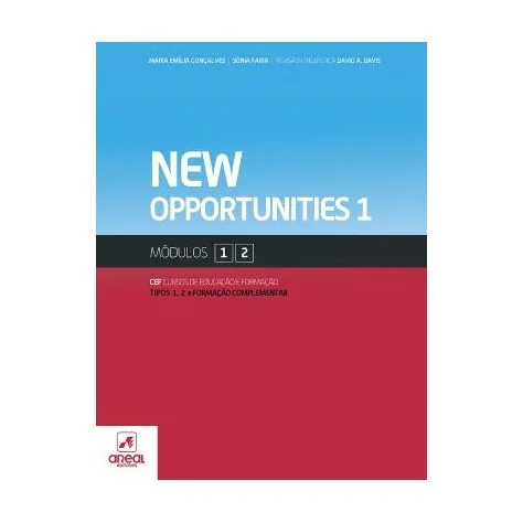 9789896470241 - New Opportunities 1 - Inglês - Módulos 1 e 2 - Cursos de Educação e Formação
