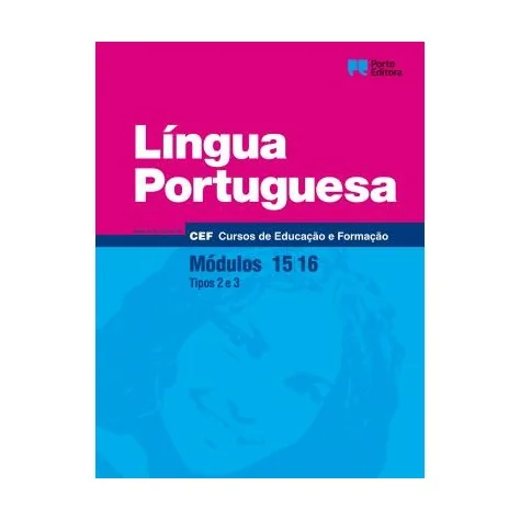 9789720339232 - Língua Portuguesa - Módulos 15 / 16 - Cursos de Educação e Formação