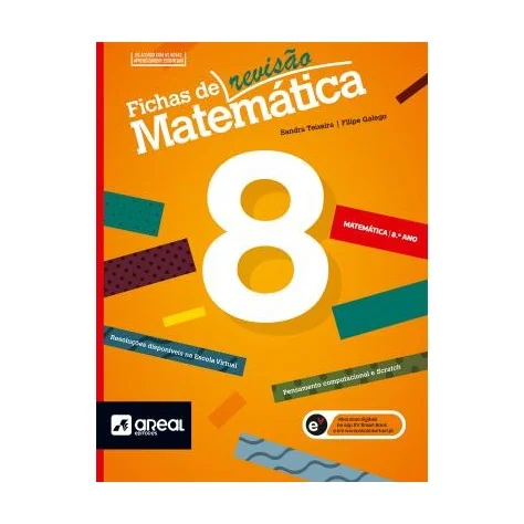 9789897679292 - Fichas de Matemática 8 - 8.º Ano