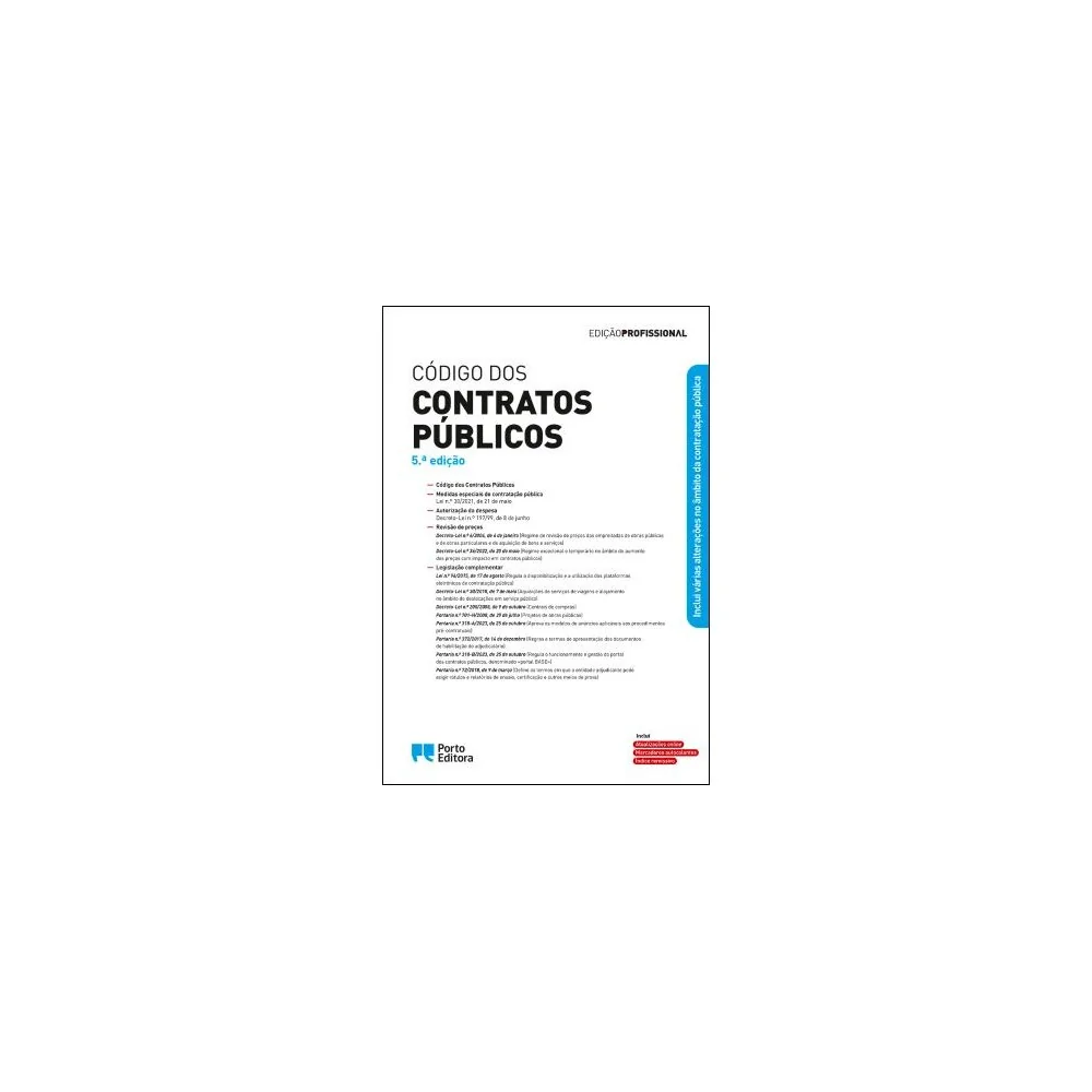 9789720006103 - Código dos Contratos Públicos