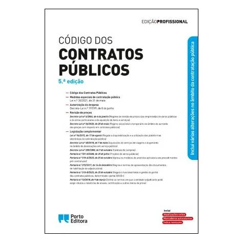 9789720006103 - Código dos Contratos Públicos