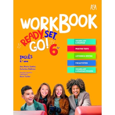 9789892364391 - Ready, Set, Go! 6 - Inglês - Wrokbook/Caderno de Atividades