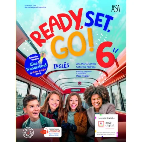 9789892364384 - Ready, Set, Go! 6 - Inglês - Student's Book/Manual do Aluno