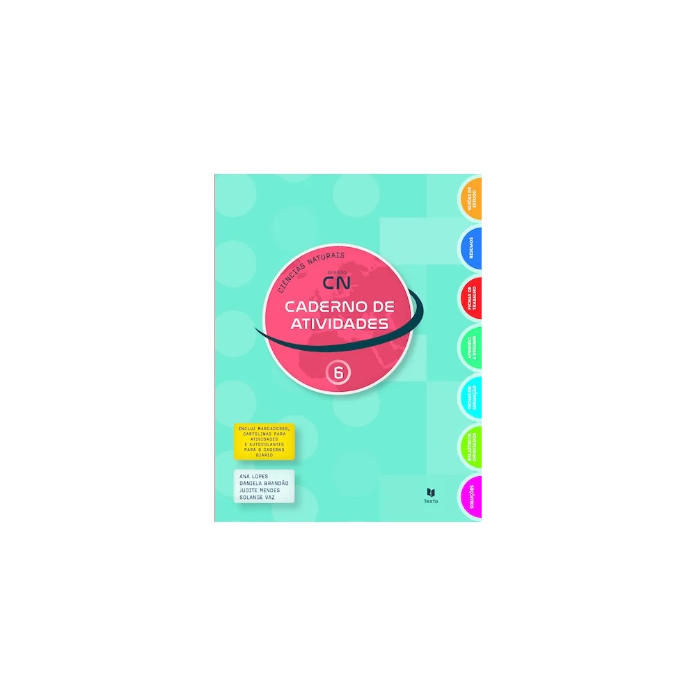 9789724759562 - Missão CN 6 - Ciências Naturais - Caderno de Atividades