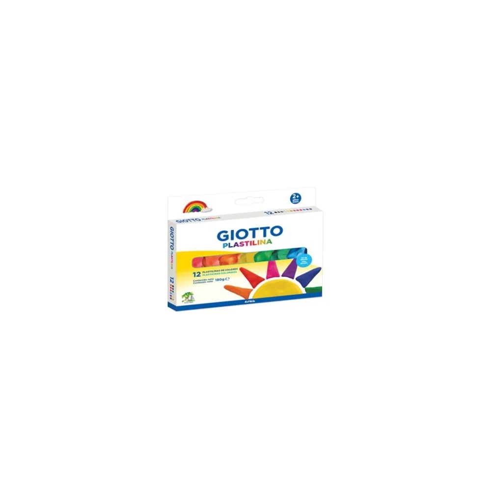 Plasticina 12 Cores Giotto 12x15gr