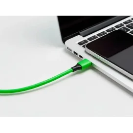 Cabo USB-C a USB-C Q-Connect PVC 1M Verde
