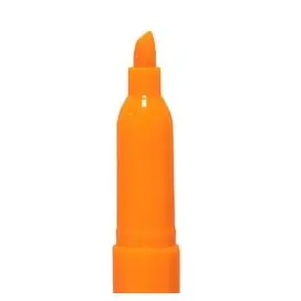 Caneta Marcador Sublinhador Fluorescente Campus University Neon Laranja