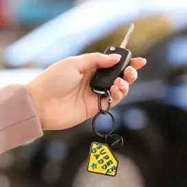 Porta-Chaves Esmalte - What a Key Ring - Super Daddy (Super Pai)