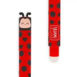 Caneta Gel Apagável Erasable Pen Legami - LadyBug "Get Lucky"
